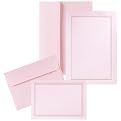 Pink Pearl Border Wed Invite Kit