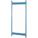 Lyon DD63425 Steel Upright Assembly with Braces and Posts for Bulk Storage Rack, 42" Depth x 96" Height, Dove Gray