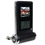 Portable Digital Photo Display with 1.4-Inch LCD (Chrome/Gray)