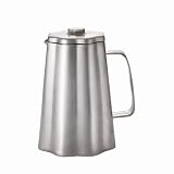 BonJour 8 Cup Fiore French Press, Double Wall Stainless Steel