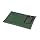 PM Company Flat Dark Green Transit Sack, 14 Inches Width x 11 Inches Height (04648)