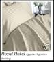 1200 Thread Count 4pc King Size Bed Sheet Set 100% Egyptian Cotton, Sateen Stripe, Deep Pocket, 1200 TC, Stripe Beige-Tan