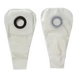 KARAYA SEAL DRAINABLE POUCH WITH KARAYA 5 SEAL RING AND BELT TABS, MICROPOROUS ADHESIVE AND TRANSPA