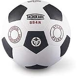 Tachikara Black / White Smooth Rubber Practice Soccer Ball Size 4 - B0000C1XOW