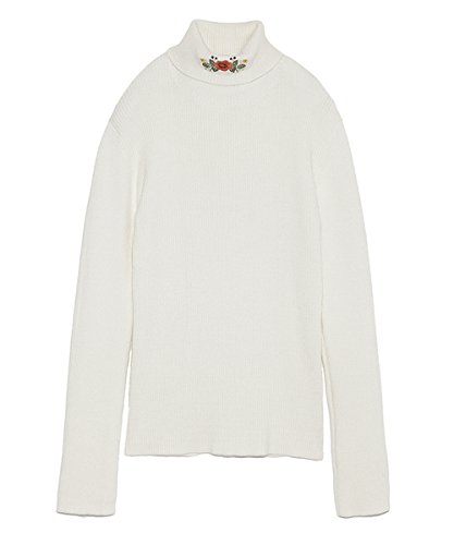 (リリーブラウン)Lily Brown 刺繍タートルプルオーバー