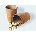 Lederw�rfelbecher mit 6 W�rfeln im Polybag