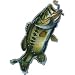 Green Bass Auto Magnet
