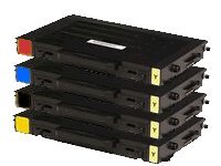 Samsung CLP-500 CLP-550 Toner Cartridges Set KCYM Black 7,000 pages / Color 5,000 pages On Sale