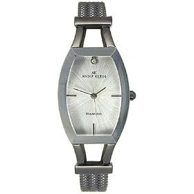 AK Anne Klein Women's Diamond watch #10-8031SVGY