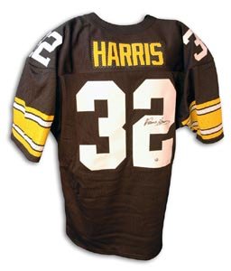 Franco Harris Signed Pittsburgh Steelers Throwback Jersey