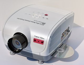 GX289iHD Home Theater Video Projector W/Built in Dvd player!!! Wii, Ps2, Xbox, PC's