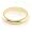 10K Yellow Gold Wedding Bands 3mm Milgrain, 6.25