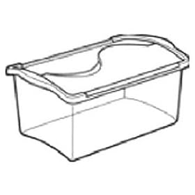 7QT Hinged Lid Stor Box, Sold By Pack Of 6 Only...