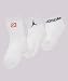 Michael Jordan Kid's Black 3-pairs Boys Socks by Nike