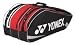 Yonex Tournament Thermal 9 Pack Tennis Bag (Black/Red)