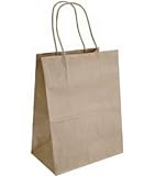 Baker's Dozen Medium Gift Bags 8X4-1/4X10 13/Pkg - Kraft