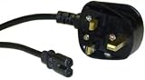 England / UK Power Cord for NoteBook, Non-Polarized, with Fuse, 6 ft