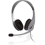 Cyber Acoustics Stereo Headset and Boom Mic with PC Y-adapter (AC-404)