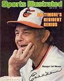 Earl Weaver Autographed/Hand Signed Sports Illustrated Magazine (Baltimore Orioles)