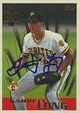 Garrett Long, Pittsburgh Pirates Autographed Card