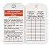 Industrial Grade 2RMX5 Inspection Tag, Fire Extinguisher, Pk 25