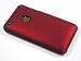 RED hard-back case + screen protector - for iPhone 3G