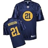 Reebok Charles Woodson Green Bay Packers "Acme" Authentic Jersey Size 52