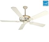 31ahtYxjqYL. SL160 Craftmade Fan CC52AWD 52 Cecilia Traditional Energy Star White Ceiling Fan w/ BCD52 AW Blades