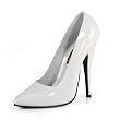 6 Inch Sexy High Heel White Shoe Classic Pump