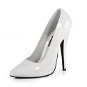 6 Inch Sexy High Heel White Shoe Classic Pump
