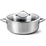 Calphalon Contemporary Stainless Steel 8-Quart Dutch Oven with Cover