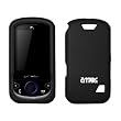 EMPIRE Black Rubberized Snap-On Cover Case for ZTE Salute F350