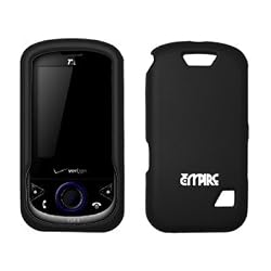 EMPIRE Black Rubberized Snap-On Cover Case for ZTE Salute F350