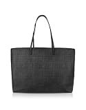 31ai3Row6BL. SL160  Fendi Medium Black Zucca Shopping Roll Bag