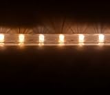 37 foot section of warm white 12 volt 1/2 inch led rope light