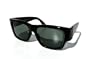 Celebrity Cool Vintage 80's BLACK RATTI Style Square Wayfarer Retro Sunglasses / Mens & Womens (Similar-Looking to Persol Ratti 402/69218 as seen on Don Johnson and Jack Nicholson)