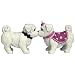Kissing Maltese Pups Salt & Pepper Shakers Set