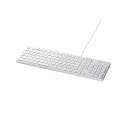 iBUFFALO フルキーボード USB接続 独立キータイプ ホワイト BSKBU04WH
