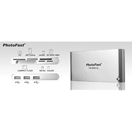 PhotoFast USB2.0 3ポート内蔵 マルチカードリーダーブリスターパッケージ・USB電圧1000mA・1年保証 CR-8000