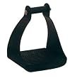 STA-BRITE Aluminum Endurance Stirrups with Pad - Black - One Size