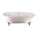 Barclay Duet Cast Iron Dbl Roll Top WH