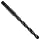 Precision Twist L209 High Speed Steel Taper Shank Drill Bit, Black Oxide Finish, Morse Taper Shank, Spiral Flute, 118 Degree Point Angle