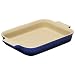 Le Creuset Stoneware 12-1/2-by-9-1/2-Inch Rectangular Baking Dish, Cobalt Blue
