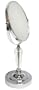 Aquatico Consenza Adjustable 5X Pedestal Chrome Vanity Mirror