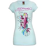 Ed Hardy Pink Koi Basic Tee - Women's