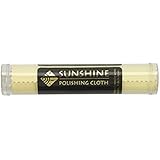 Sunshine&reg; Polishing Cloth for Sterling Silver, Gold, Brass and Copper Metal; Packaged in a Tube (Quantity 3)
