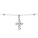 Crystalline Gem Cross Belly Chain