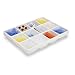 TrippNT 50055 White Polystyrene Plastic Drawer Organizer, 12 Compartments, 16.8" Width x 2.4" Height x 12.9" Depth