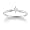 10k White Gold Marquise Cut Solitaire Diamond Engagement Ring (1/10 ct, J-K Color, I2-I3 Clarity), Size 5