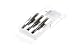 7/16-14 NC High Speed Steel Ground Thread 3 Piece Tap Set, Includes: Taper, Plug, Bottom